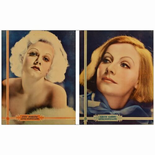 162: Personality Posters (2) (22" x 28"); Very Fine- Rolled ### JEAN HARLOW (Early 1930s)