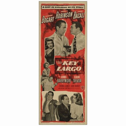 166: Insert (14" x 36"); Fine Folded ### KEY LARGO (1948)