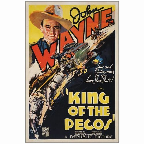 168: One Sheet (27" x 41"); Fine+ on Linen ### KING OF THE PECOS (1936)