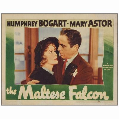 177: Lobby Card (11" x 14"); Fine- ### MALTESE FALCON,THE (1941)