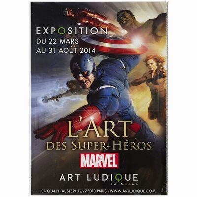 181: Oversized Exhibit Poster (46" x 65"); Printer's Proof; Very Good+ Rolled ### MARVEL UNIVERSE (2014)