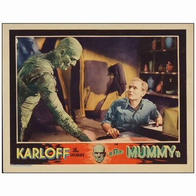 190: Lobby Card (11" x 14"); Very Fine+ ### THE MUMMY (1932)