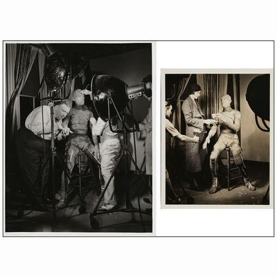 191: (2) Behind the Scenes Photos, Over Sized Double-Weight and 8" x 10" Single-Weight. (11" x 14" & 8" x 10"); Very Fine ### THE MUMMY (1932)