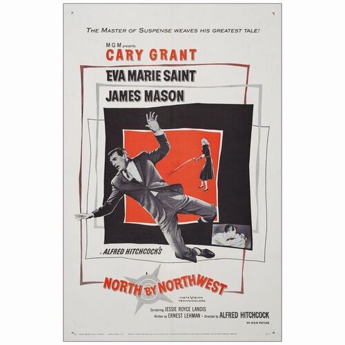 203: One Sheet (27" x 41"); Very Fine- on Linen ### NORTH BY NORTHWEST (1959)