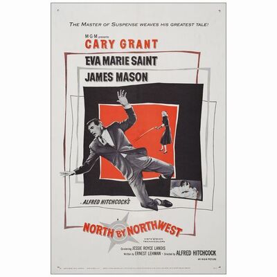 203: One Sheet (27" x 41"); Very Fine- on Linen ### NORTH BY NORTHWEST (1959)