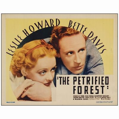 215: Title Lobby Card (11" x 14"); Very Fine ### THE PETRIFIED FOREST (1936)