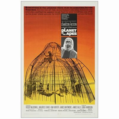 217: One Sheet (27" x 41"); Very Fine- Folded ### PLANET OF THE APES (1968)