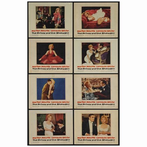 220: Lobby Card Set of (8) (11" x 14"); Fine+ ### THE PRINCE AND THE SHOWGIRL (1957)