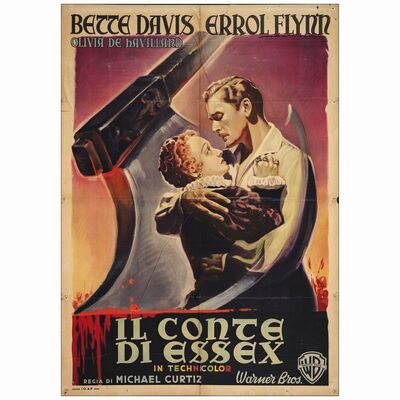 221: Post War Italian 2-Fogli (39" x 55"); Fine Folded ### THE PRIVATE LIVES OF ELIZABETH AND ESSEX (Late 1940's)