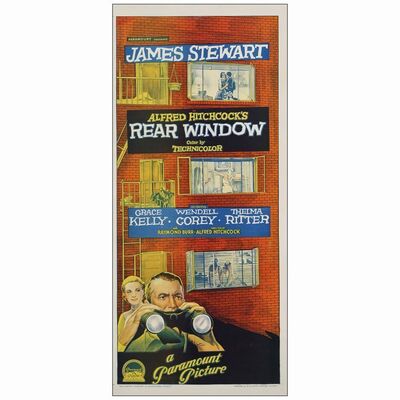 225: Australian Daybill (13" x 30"); Fine+ on Linen ### REAR WINDOW (1954)