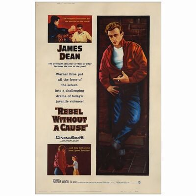227: 40" x 60"; Style Y; Very Fine on Linen ### REBEL WITHOUT A CAUSE (1955)