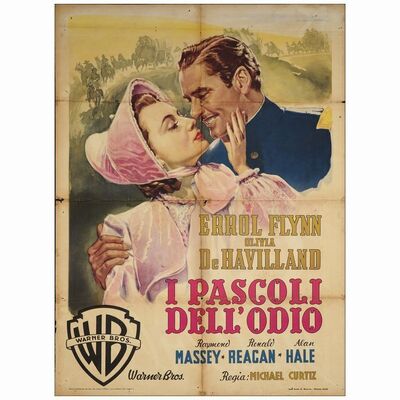 234: Post-War Italian 2-Fogli (39" x 54"); Fine- Folded ### SANTA FE TRAIL (1949)