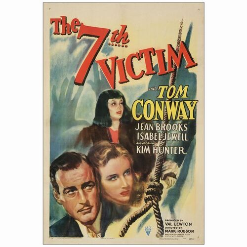 242: One Sheet (27" x 41"); Very Fine- on Linen ### THE 7TH VICTIM (1943)