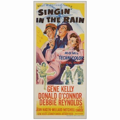 246: Australian Daybill (13" x 30"); Fine+ on Linen ### SINGIN' IN THE RAIN (1952)