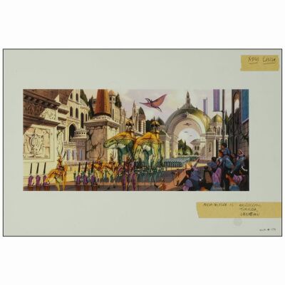 253: Concept Print (18" x 22"); Concept Artwork for Theed City; Very Fine Rolled ### STAR WARS: THE PHANTOM MENACE (1999)