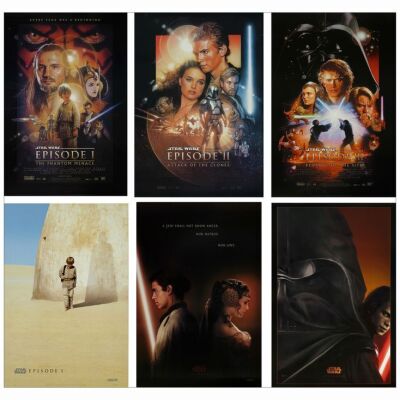 254: One Sheets (6) (27" x 40"); Near Mint Rolled ### STAR WARS: PREQUEL TRILOGY (1995-2005)