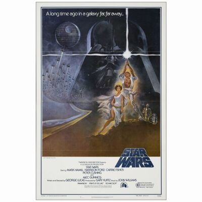 255: One Sheet (27" x 41"); First Printing Style A; Near Mint Flat Folded ### STAR WARS: A NEW HOPE (1977)