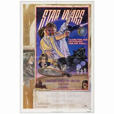 257: One Sheet (27" x 41"); NSS Style D; Mint Folded ### STAR WARS: A NEW HOPE (1978)