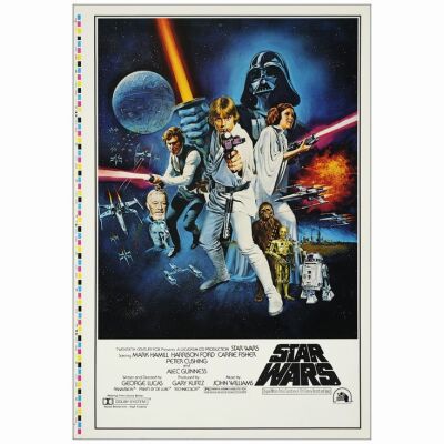 258: One Sheet (28.5" x 41"); Printers Proof Ratings Box Style C; Very Fine Rolled ### STAR WARS: A NEW HOPE (1977)