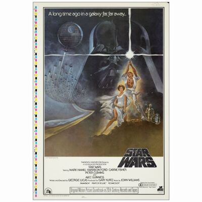 261: One Sheet (28.5" x 41"); Printer's Proof Soundtrack Poster Style A; Very Fine- Rolled ### STAR WARS: A NEW HOPE (1977)