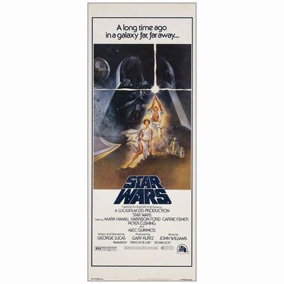 263: Insert (14" x 36"); Near Mint Rolled ### STAR WARS: A NEW HOPE (1977)