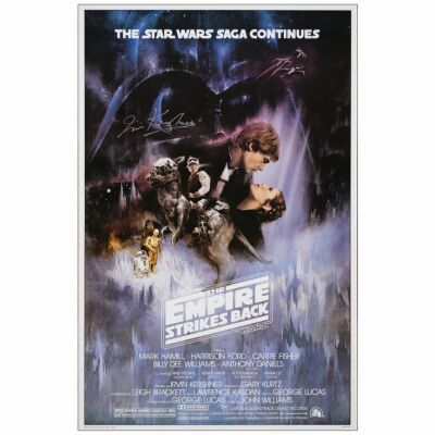 267: Commercial One Sheet (26" x 40") Autographed by Irvin Kershner (JSA COA); Very Fine+ Rolled ### STAR WARS: THE EMPIRE STRIKES BACK (1980)