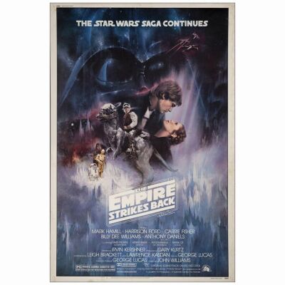268: 40" x 60"; Style A, GWTW; Fine- Rolled ### STAR WARS: THE EMPIRE STRIKES BACK (1980)