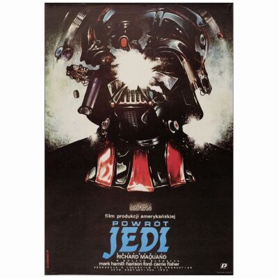275: Full Bleed Polish (26.5" x 38" ); Vader Style; Fine+ Rolled ### STAR WARS: RETURN OF THE JEDI (1984)