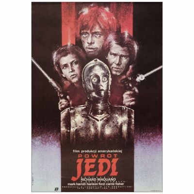 276: Full Bleed Polish (26.5" x 38" ); Cast Style; Very Fine+ Rolled ### STAR WARS: RETURN OF THE JEDI (1984)