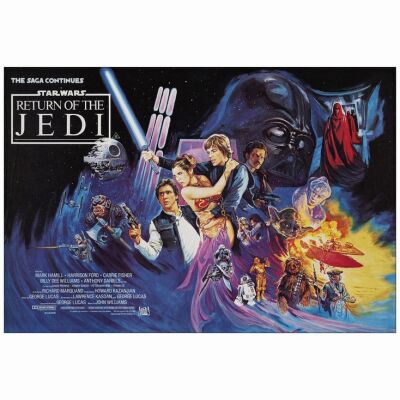 277: British Quad (27.5" x 40"); Original Version; Very Fine+ Rolled ### STAR WARS: RETURN OF THE JEDI (1983)