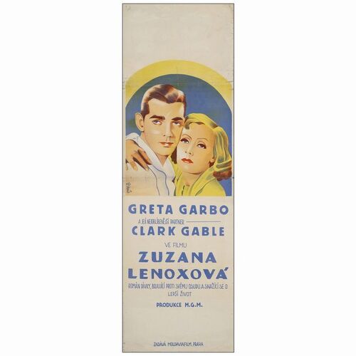 285: Czech Poster (12" x 37.5"); Fine Folded ### SUSAN LENOX (1931)