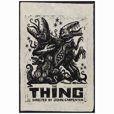 291: Art Print (20" x 30" ) Signed by Artist; 59/120; Near Mint Rolled ### THE THING (2023)