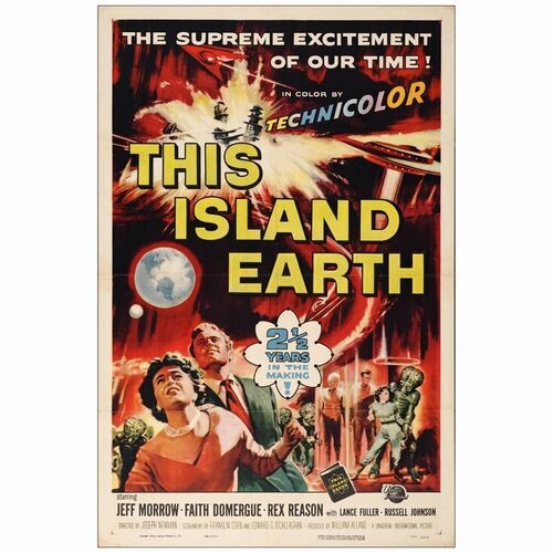 292: One Sheet (27" x 41"); Very Fine- Folded ### THIS ISLAND EARTH (1955)