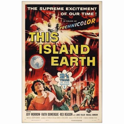 292: One Sheet (27" x 41"); Very Fine- Folded ### THIS ISLAND EARTH (1955)