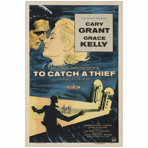 293: One Sheet (27" x 41"); Very Fine- on Linen ### TO CATCH A THIEF (1955)