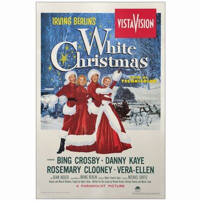 302: One Sheet (27" x 41" ); Fine+ on Linen ### WHITE CHRISTMAS (1954)