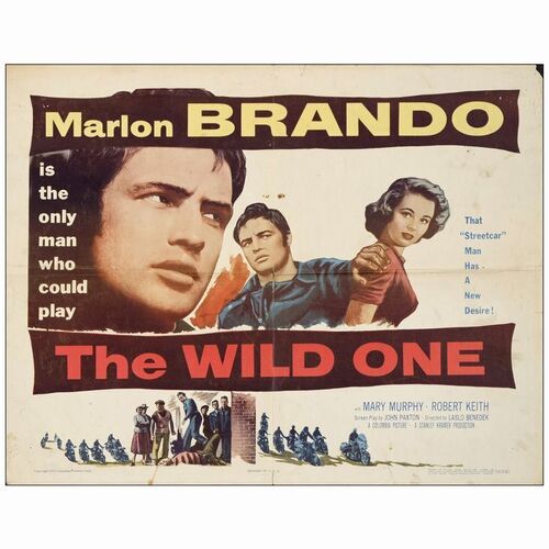 305: Half Sheet (22" x 28"); Fine Folded ### THE WILD ONE (1953)