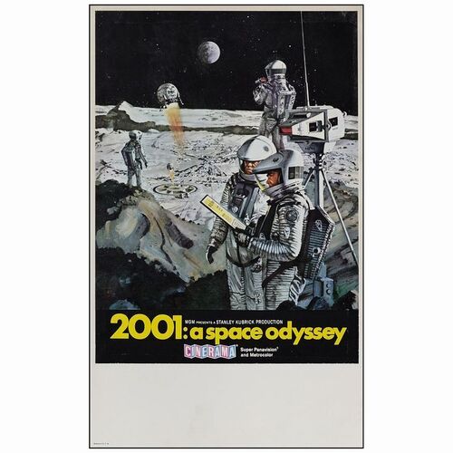 318: Midget Window Card (9" x 14.5"); Fine on Paper ### 2001: A SPACE ODYSSEY (1968)