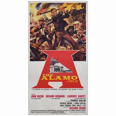 322: Three Sheet (41" x 81"); Roadshow Format; Fine Folded ### THE ALAMO (1960)