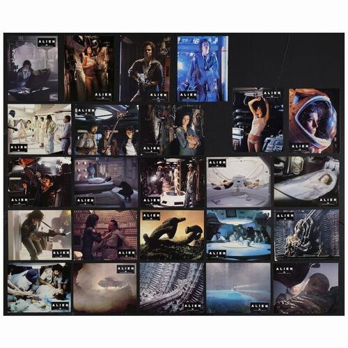 325: German Lobby Card Set of (24) and Envelope (8.5" x 10.75"); Fine+ ### ALIEN (1979)