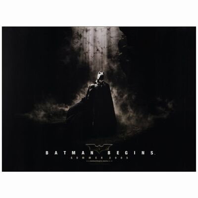 339: British Quad, DS (30" x 40"); Near Mint Rolled ### BATMAN BEGINS (2005)