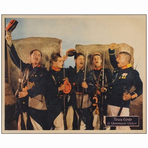 343: Jumbo Lobby Card (14" x 17"); Fine+ ### BEAU GESTE (1926)