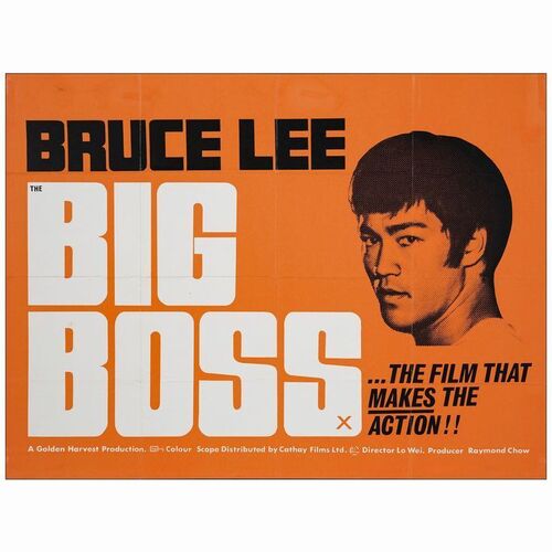 345: First Release British Quad (30" x 40"); Very Fine+ Folded ### BIG BOSS (1973)