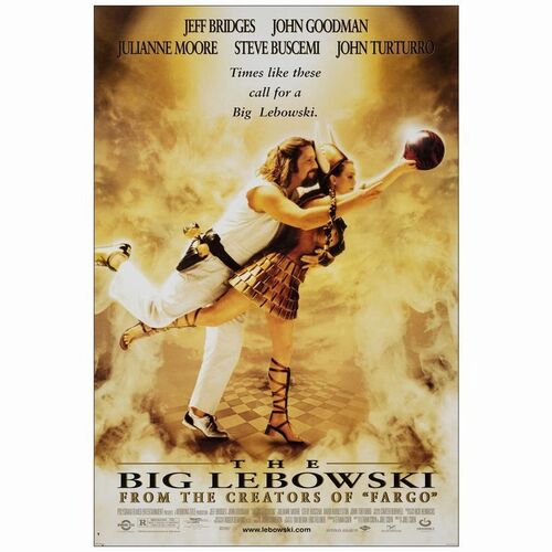 346: One Sheet (27" x 40"); Fine Rolled ### THE BIG LEBOWSKI (1998)