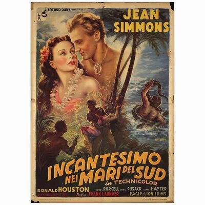 349: Italian 2-Fogli (39" x 55"); Very Good- Folded ### THE BLUE LAGOON (1949)