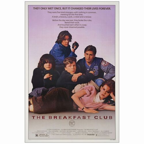353: One Sheet (27" x 41" ); Very Fine+ on Linen ### THE BREAKFAST CLUB (1985)