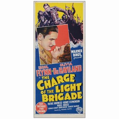360: Australian Daybill (13" x 30" ); Post-War Release; Very Fine- Folded ### THE CHARGE OF THE LIGHT BRIGADE (R-1940s)
