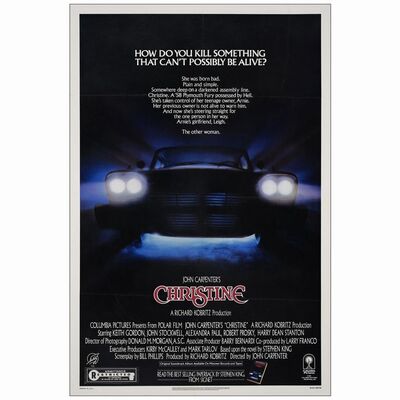 361: One Sheet (27" x 41" ); Very Fine- on Linen ### CHRISTINE (1983)