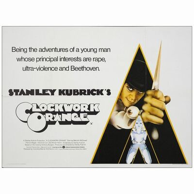 365: British Quad (30" x 40" ); Very Fine+ Folded ### A CLOCKWORK ORANGE (1971)