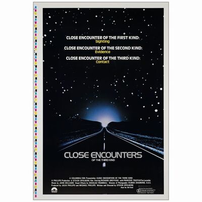 366: Printer's Proof One Sheet (28" x 41"); Very Fine+ Rolled ### CLOSE ENCOUNTERS OF THE THIRD KIND (1977)